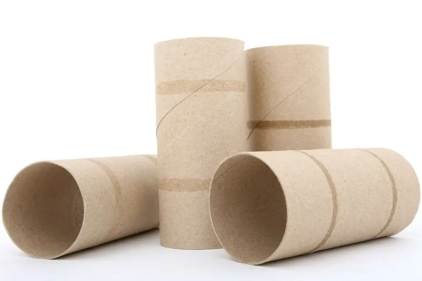 Cardboard cores for consumer paper products. Alcon Tool makes cutting blades for paper and packaging conversion processes.